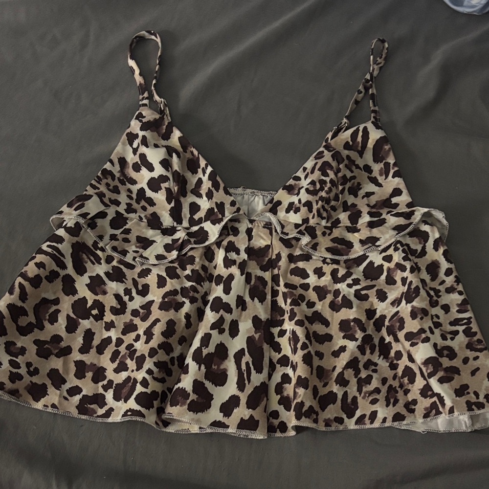 SHEIN Leopard Print Camisole Top